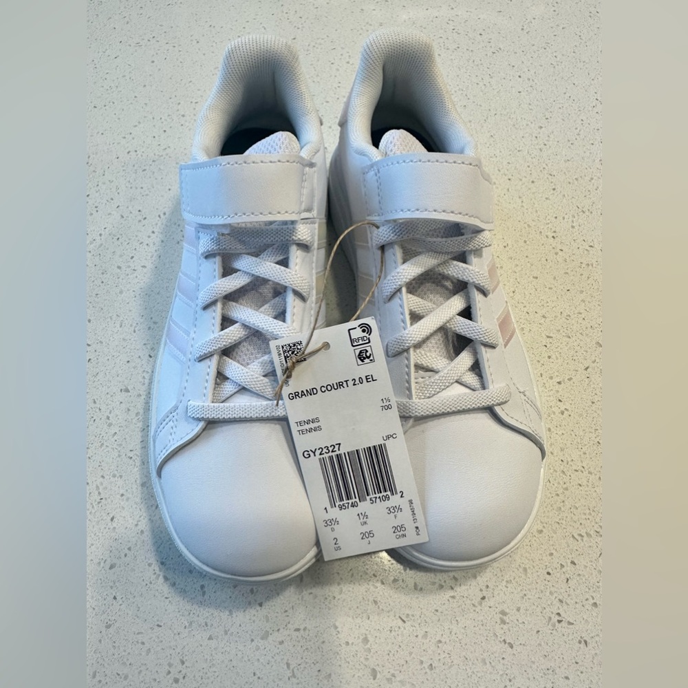 Little Kid Size 1 • Iridescent Grand Court 2.0 Tennis Shoe